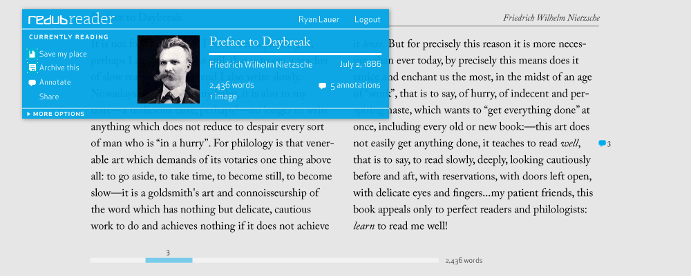 Wide-screen layout