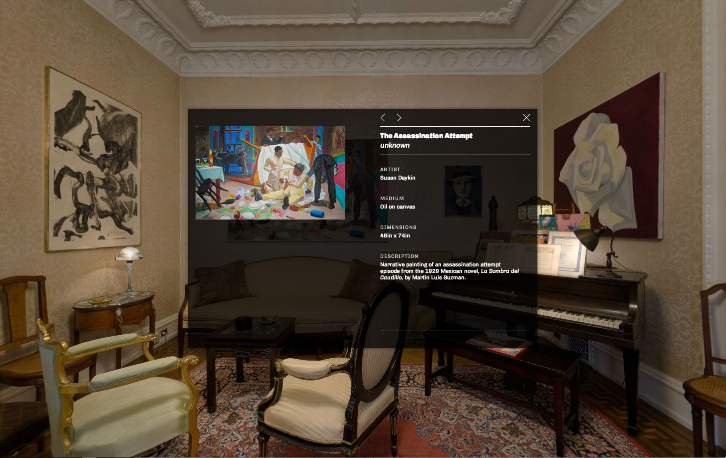 Panorama of a room in the house